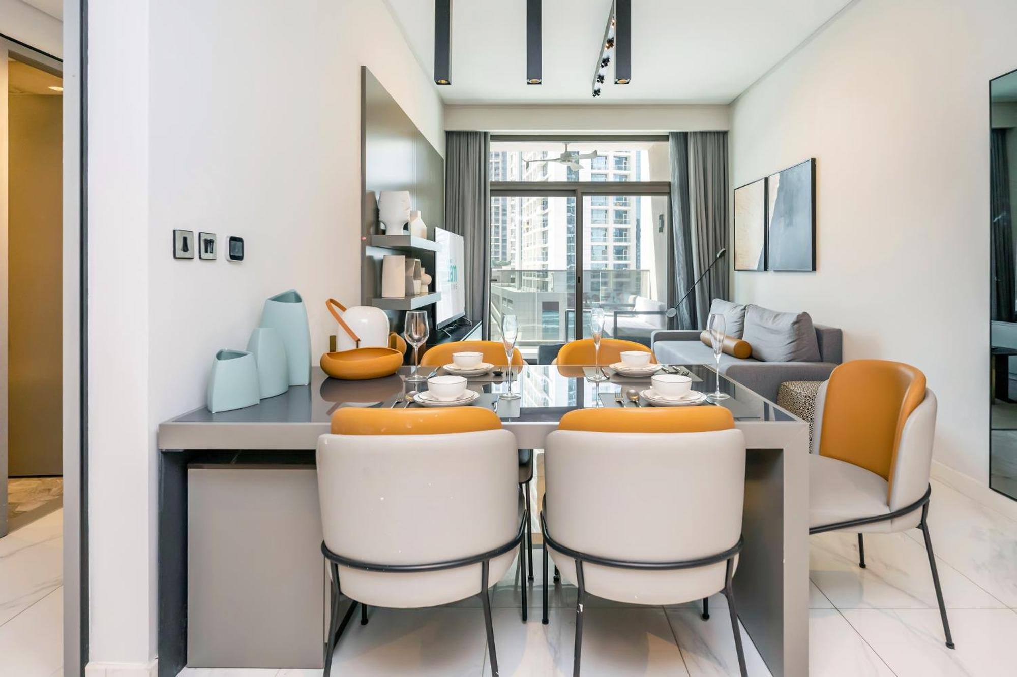 Fam Living - Urban Stays - Mag318, 5 Mins To Burj Khalifa Dubaï Extérieur photo